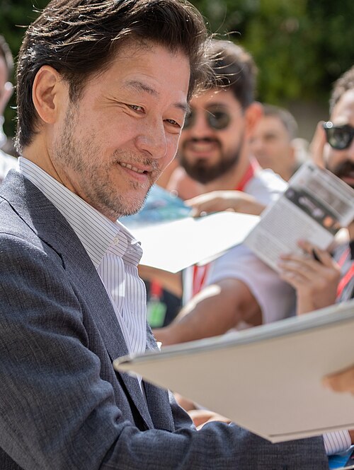Tadanobu Asano, actor, at 81st Venice International Film Festival in Venice, Italy for the film Broken Rage.