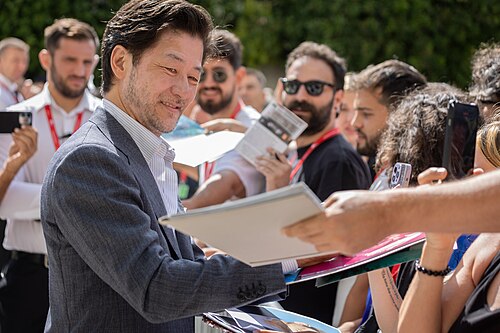 Tadanobu Asano, actor, at 81st Venice International Film Festival in Venice, Italy for the film Broken Rage.