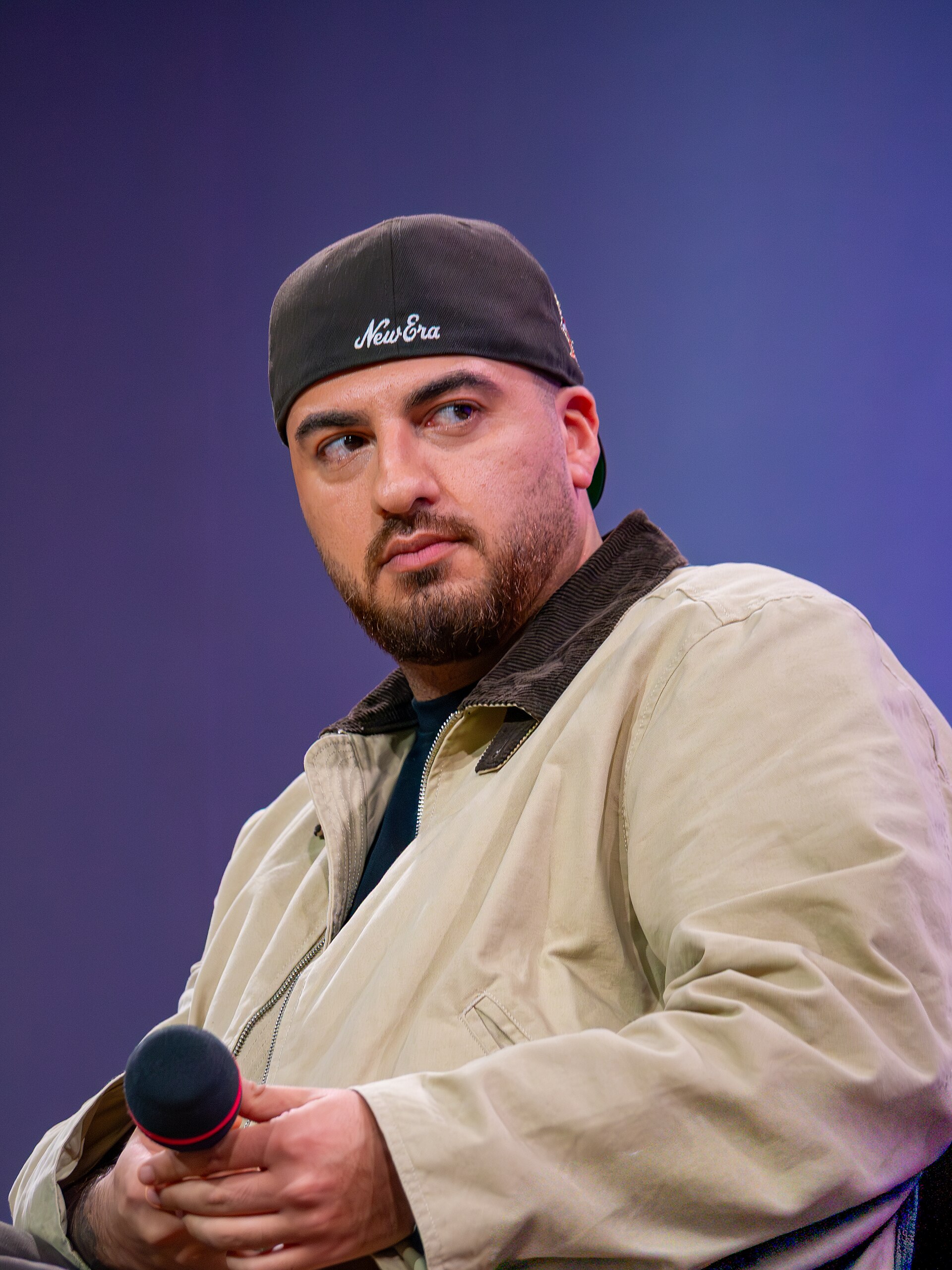 Tahsim Durgun, German author at the Frankfurt Book Fair 2025