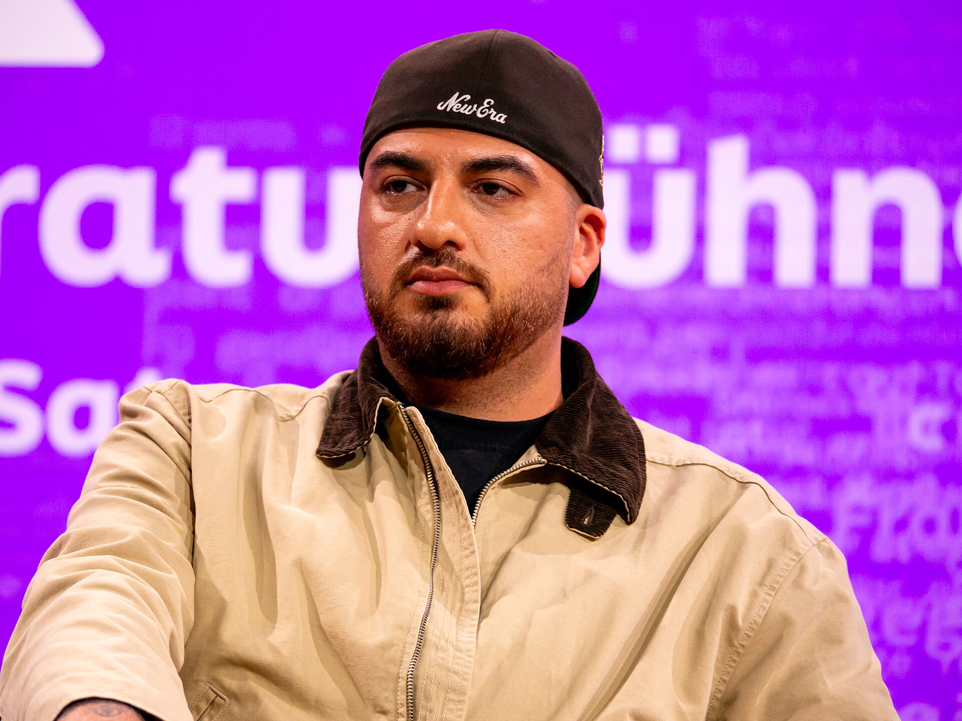 Tahsim Durgun, German author at the Frankfurt Book Fair 2025