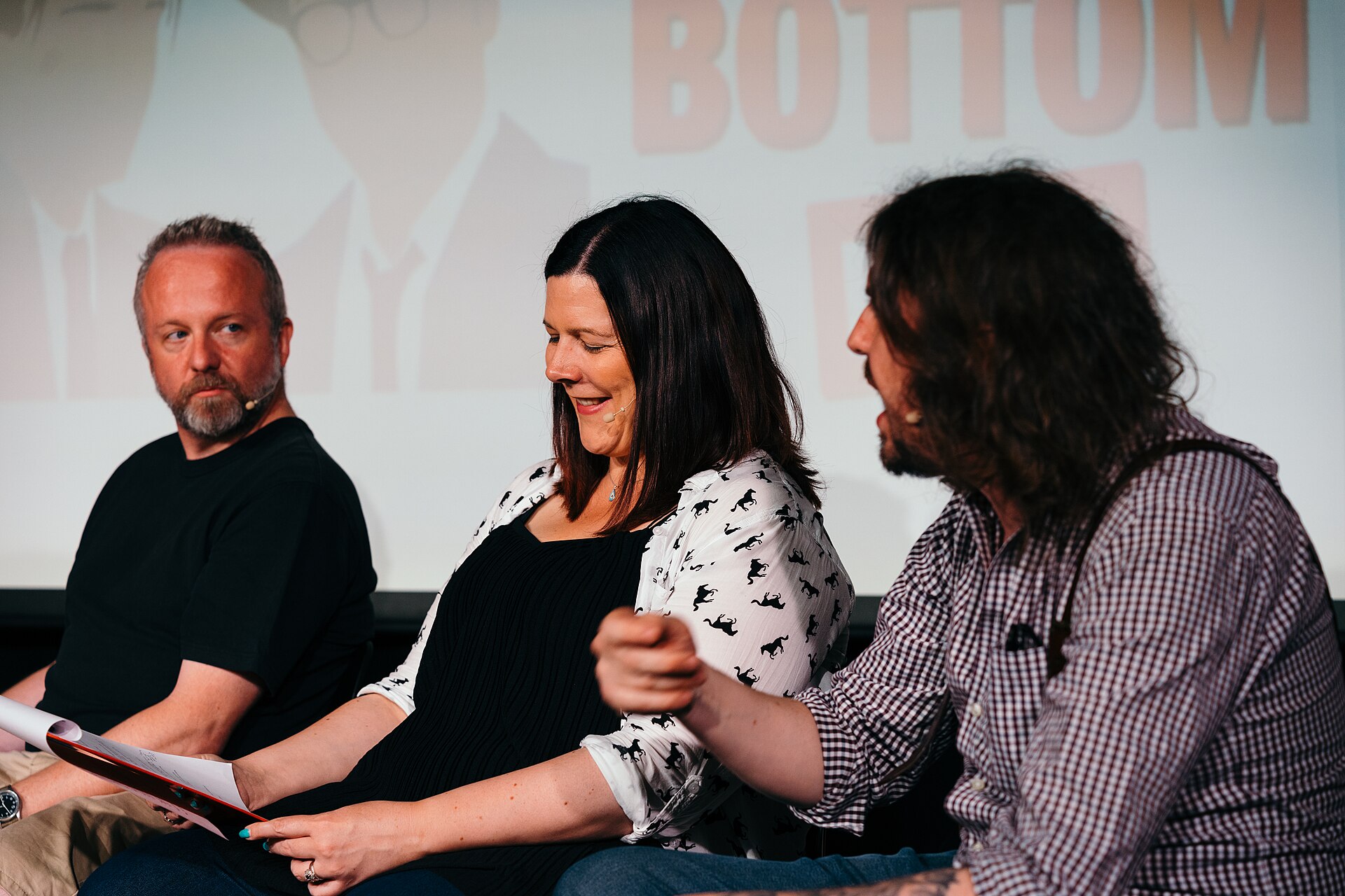 Paul Tanter, Angela Pearson, and Mat Brooks perform at the 2025 Edinburgh Festival Fringe