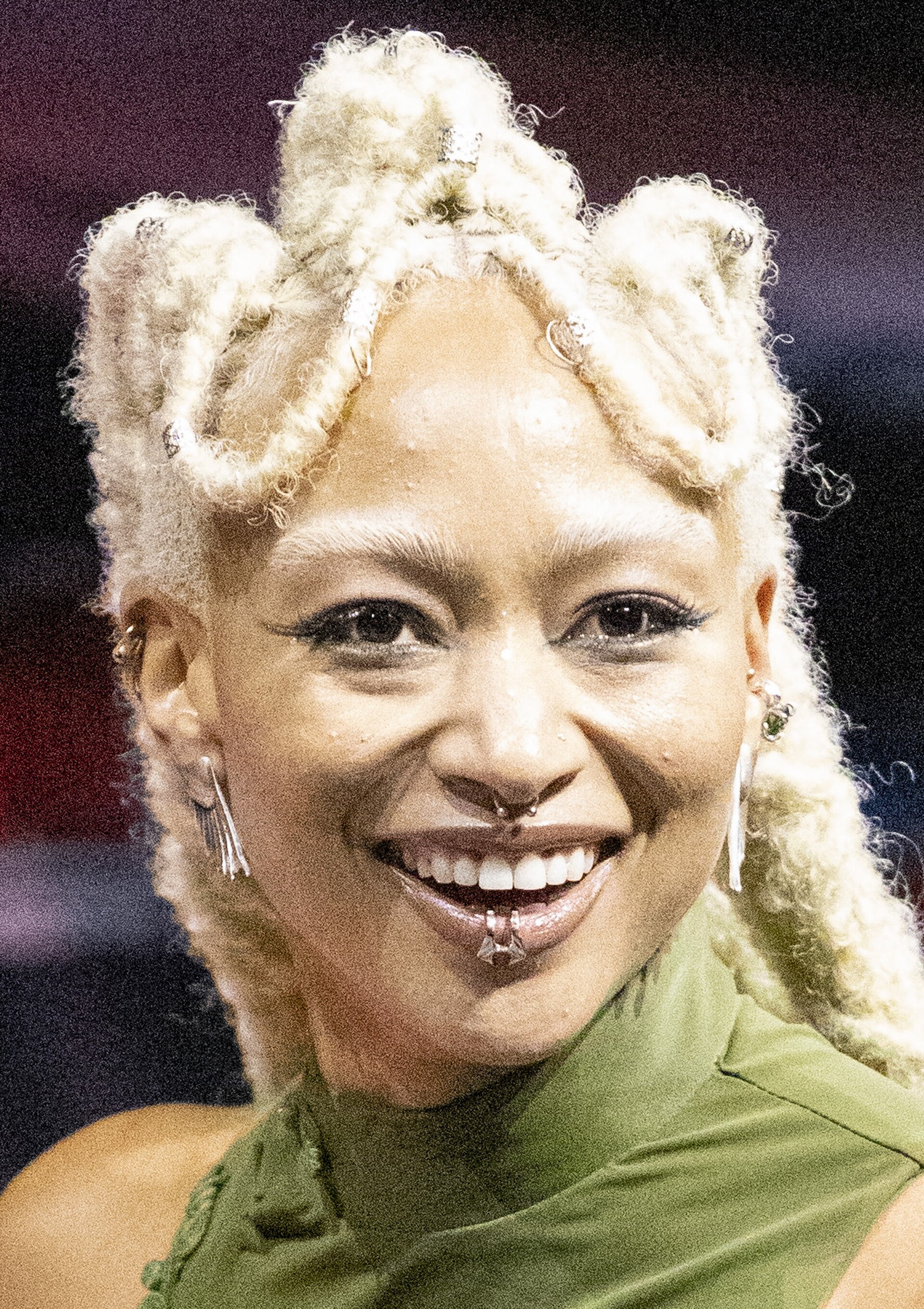 Tati Gabrielle at the 2025 NYCC Mortal Kombat II Panel.