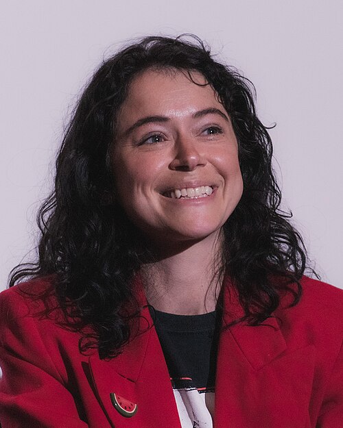 Tatiana Maslany at a Q&A for The Monkey in AMC Burbank 16.