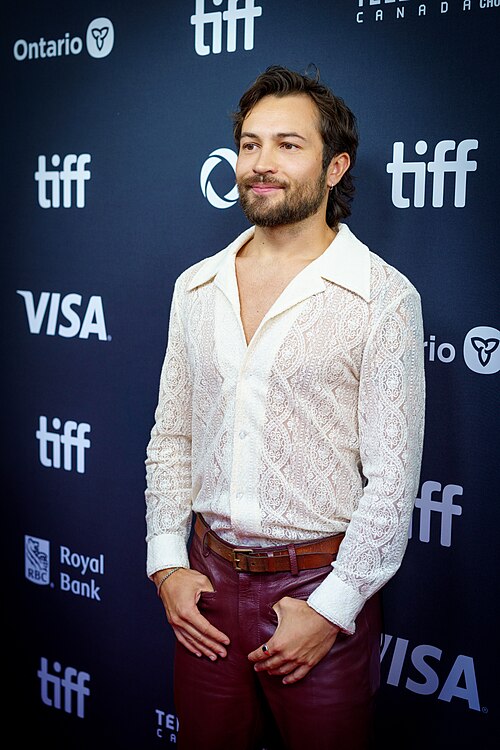 Taylor Gray, actor, at the 2024 Toronto International Film Festival (TIFF) for the movie SATURDAY NIGHT.