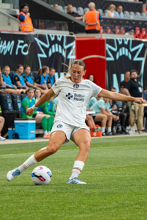 Taylor Huff during Gotham FC vs Bay FC on 6.21.25