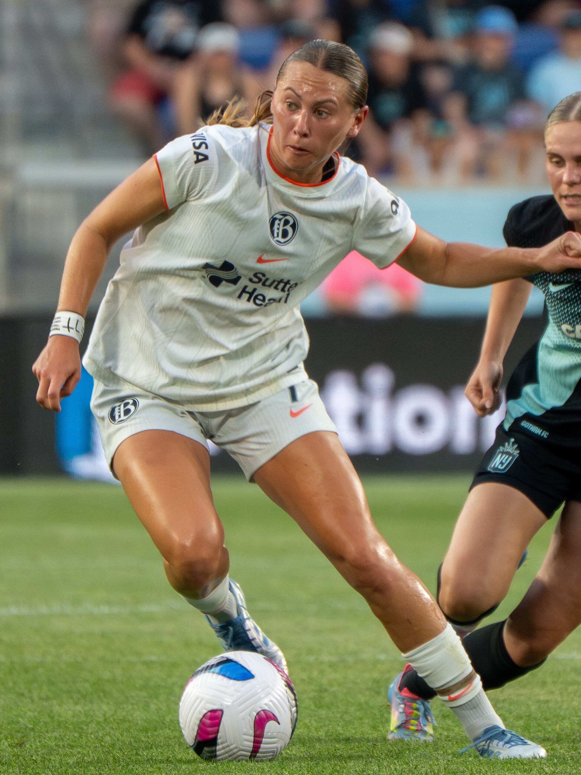 Taylor Huff during Gotham FC vs Bay FC on 6.21.25