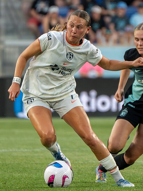 Taylor Huff during Gotham FC vs Bay FC on 6.21.25