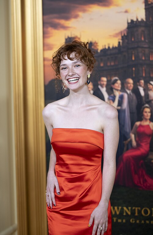 Taylor Richardson at September 2025 Downton Abbey: The Grand Finale Premiere in New York.