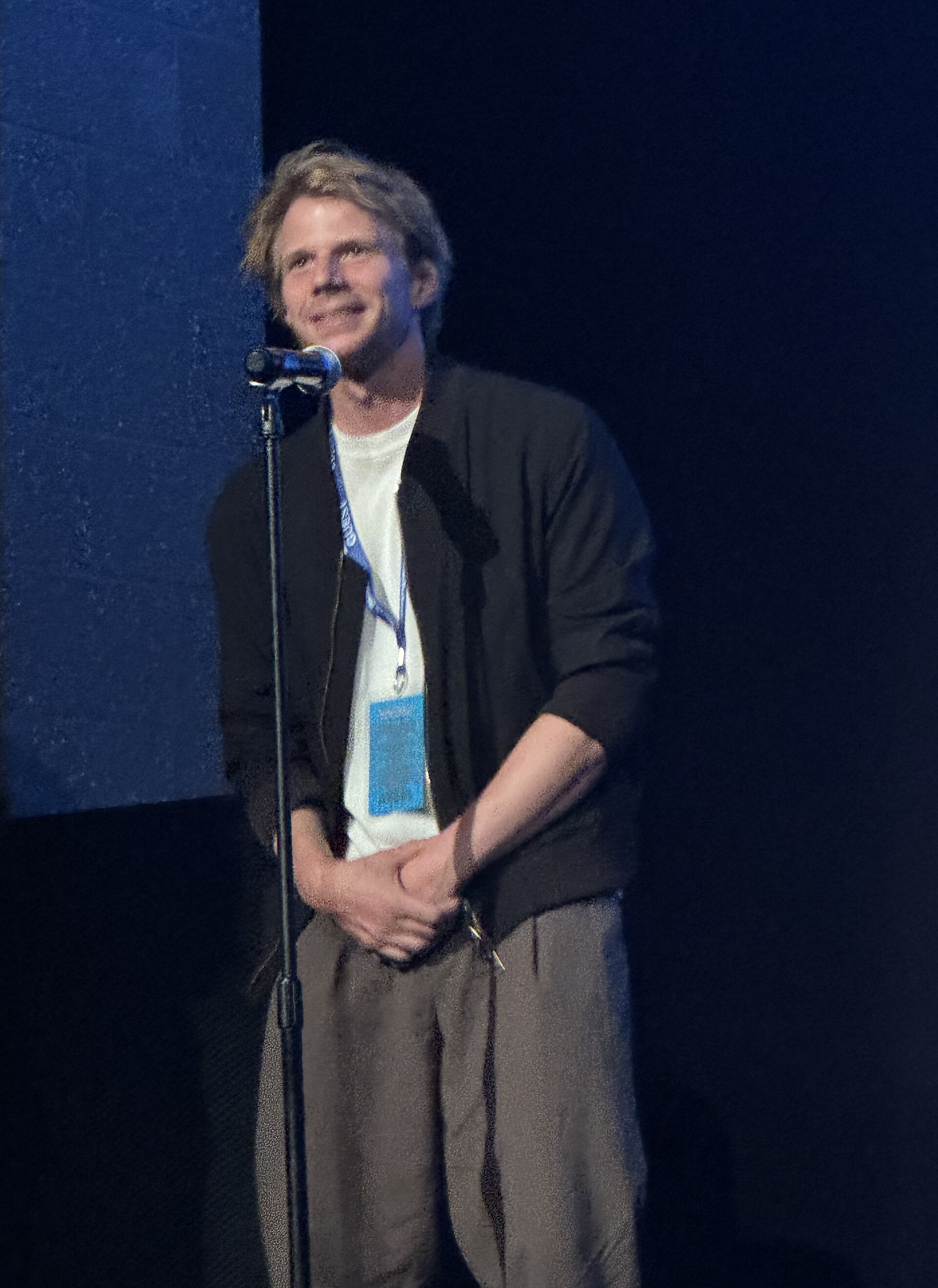 Ted Berman, director, at the 2024 Telluride Film Festival during a screening of the movie, Conclave.