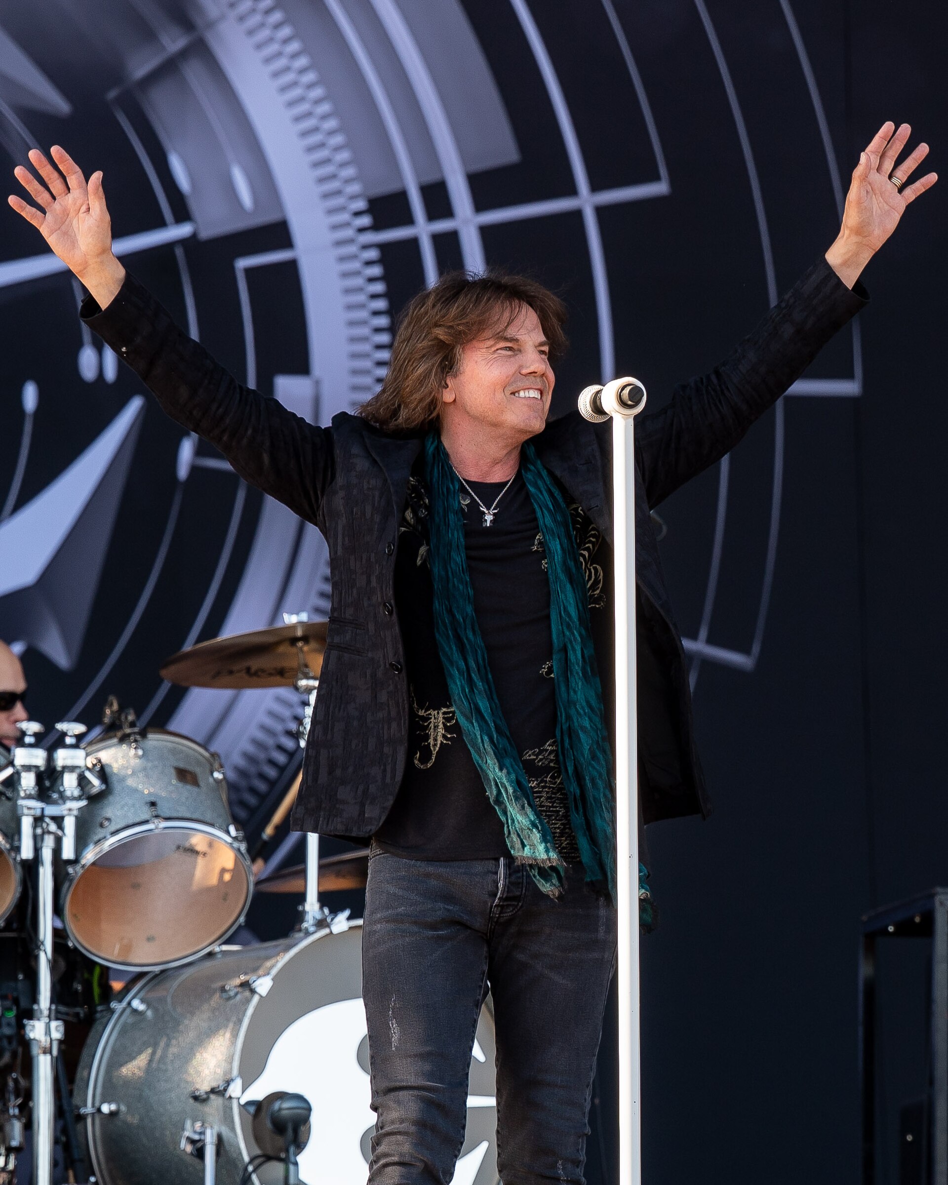 Joey Tempest with Europe at the Tons of Rock festival in Oslo, Norway, 2024