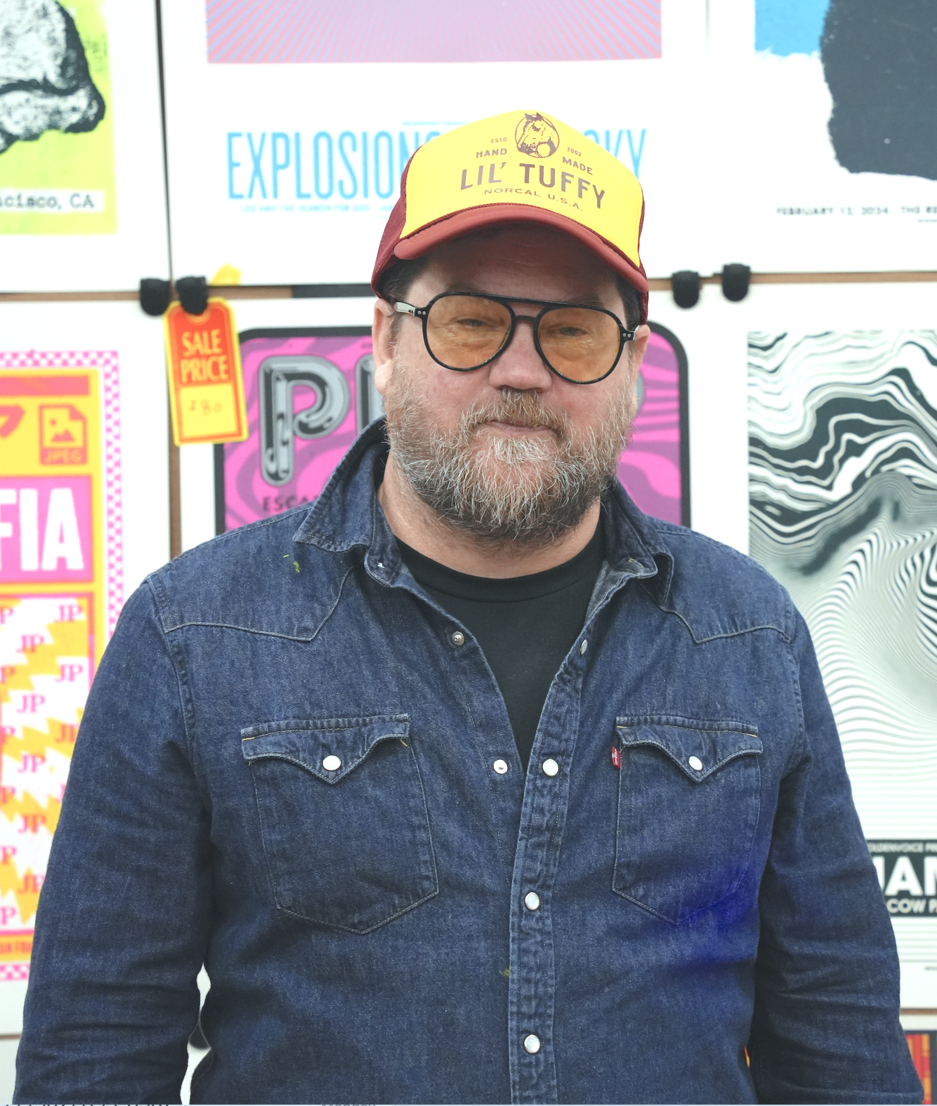 Terrence "Tuffy" Ryan, Lil Tuffy, Flatstock Exhibit at SXSW 2025 in Austin, Texas in March 2025.