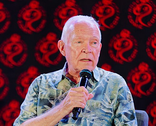 Terry Brooks on the main stage at Rose City Comic Con