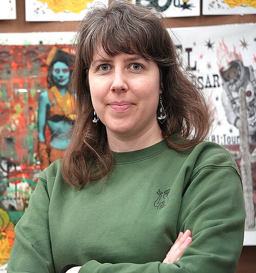 Tess Doyle, Tess Doyle Print, Flatstock exhibit at SXSW 2025 in Austin, Texas in March 2025.