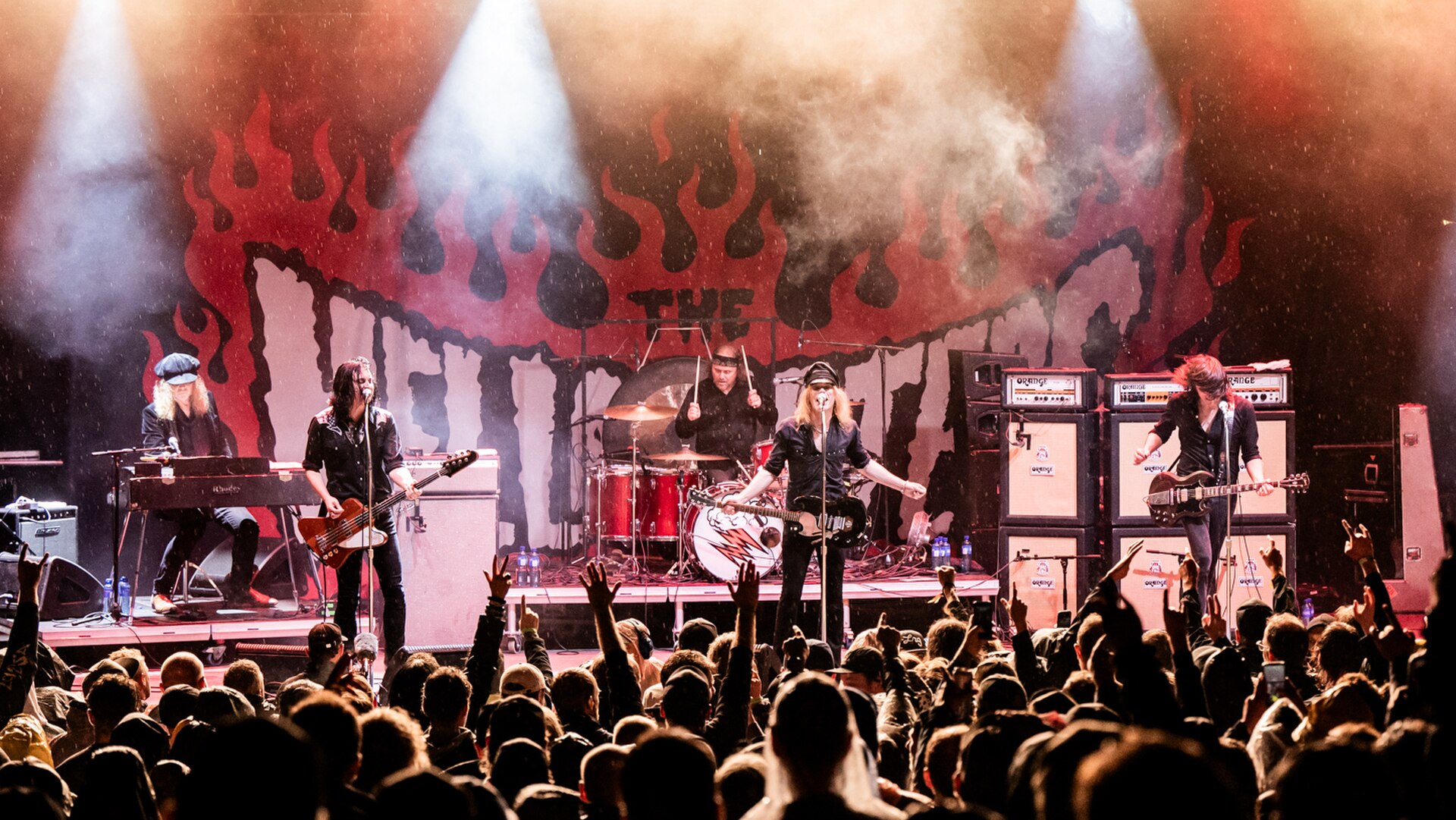 The Hellacopters på festivalen Måkeskrik 2024, med LG Valeta på gitar som vikar for Dregen