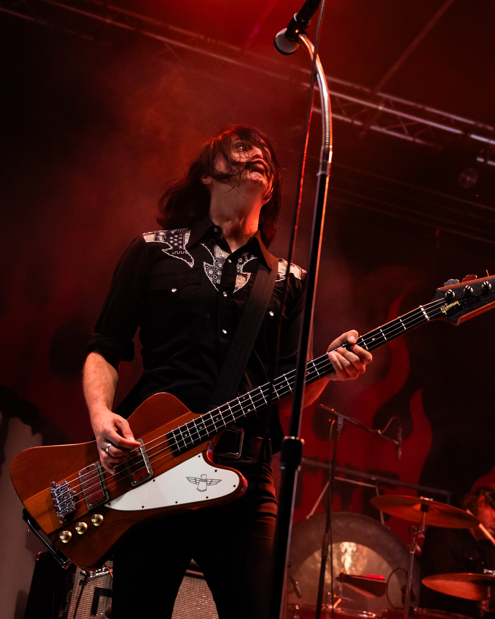 The Hellacopters headlinet Måkeskrik festival 2024.
Foto: Birgit Fostervold @knipselyst

CC: BY-SA 2.0