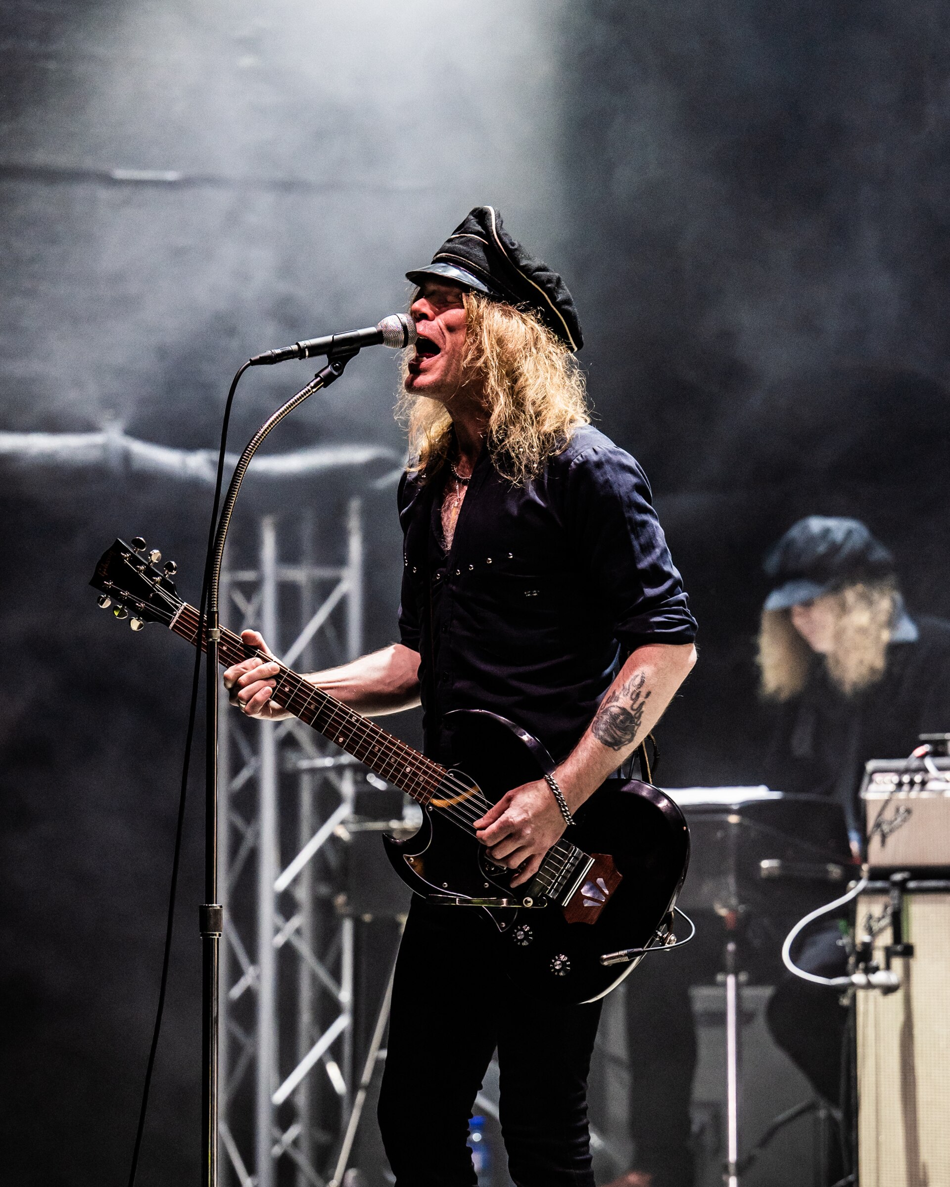 The Hellacopters headlinet Måkeskrik festival 2024.
Foto: Birgit Fostervold @knipselyst

CC: BY-SA 2.0