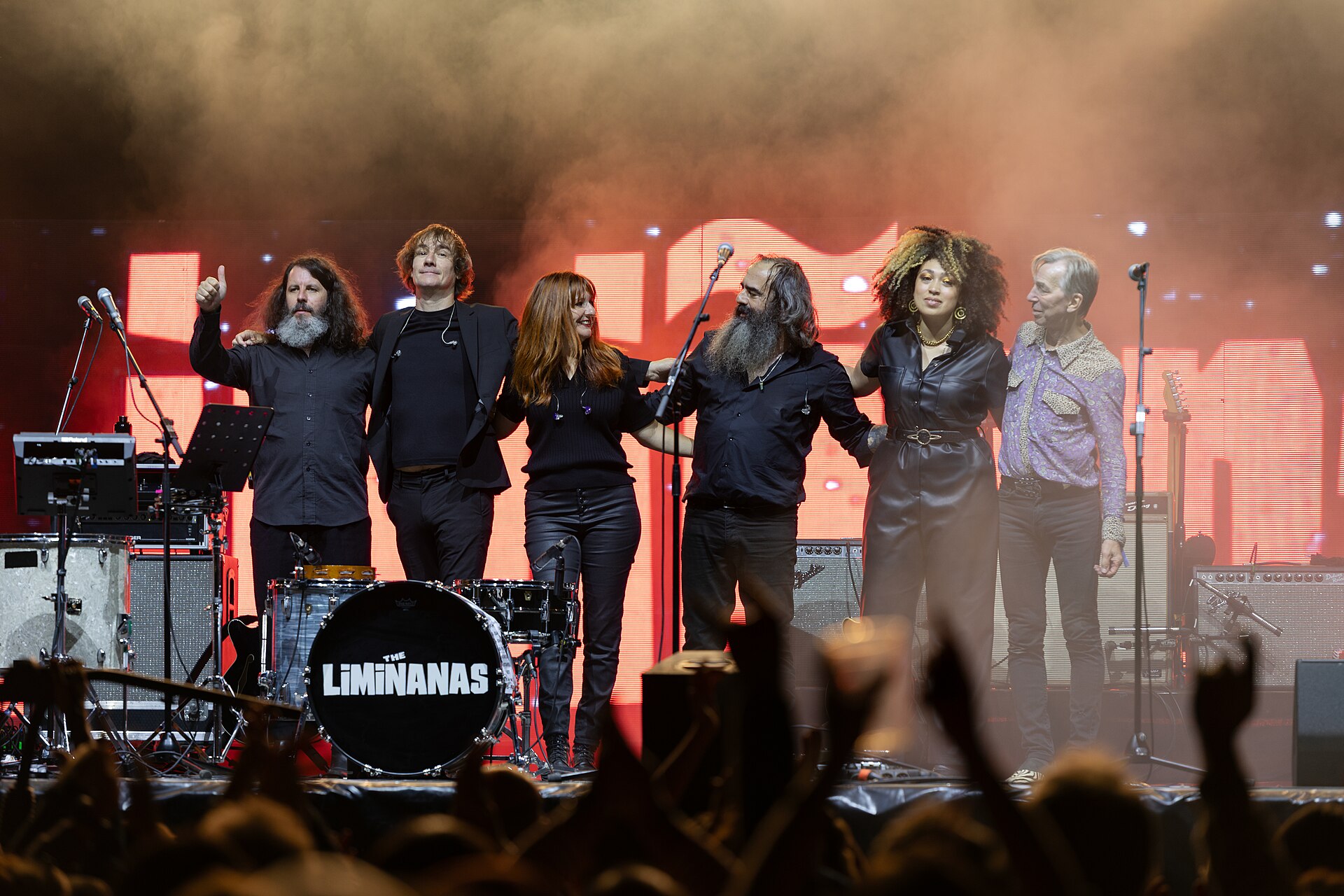 The Limiñanas perform at the Festival du chant de marin de Paimpol (Brittany, France) August 2025