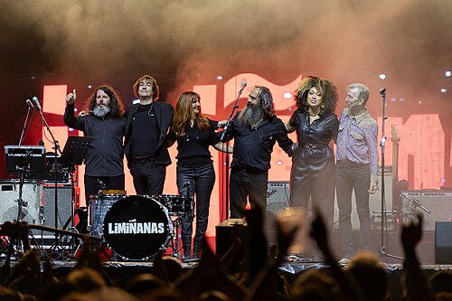 The Limiñanas perform at the Festival du chant de marin de Paimpol (Brittany, France) August 2025