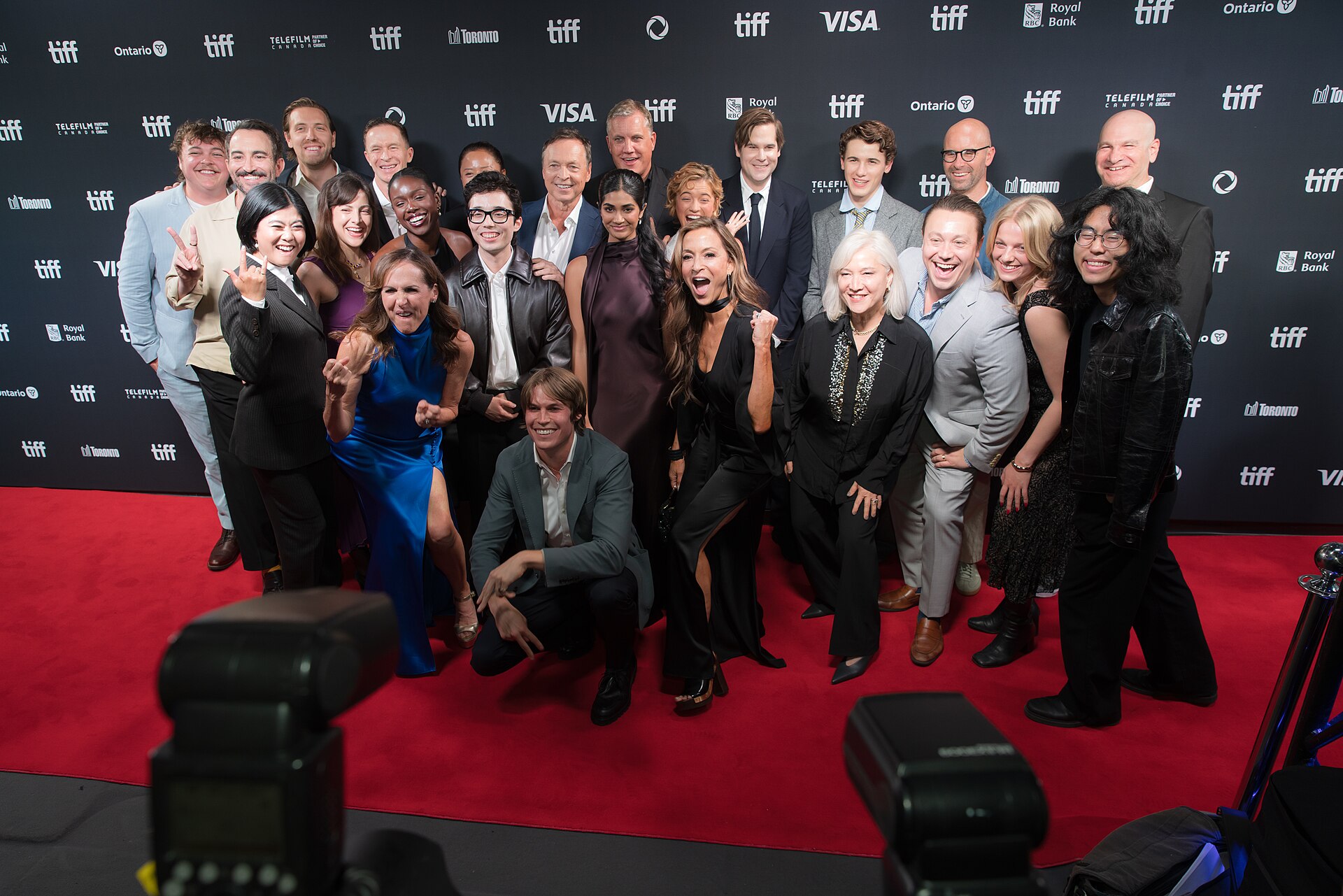 The cast and crew of 'Driver's Ed' at 2025 Toronto International Film Festival