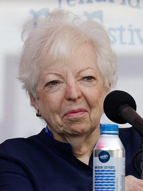 Thelma Schoonmaker at the 2024 Telluride Film Festival during the Saturday Noon Seminar panel discussion.