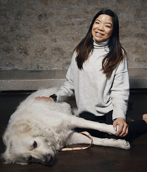 Theresa Nguyen and White Dog WikiPortrait at SXSW 2024 from March 11, 2024