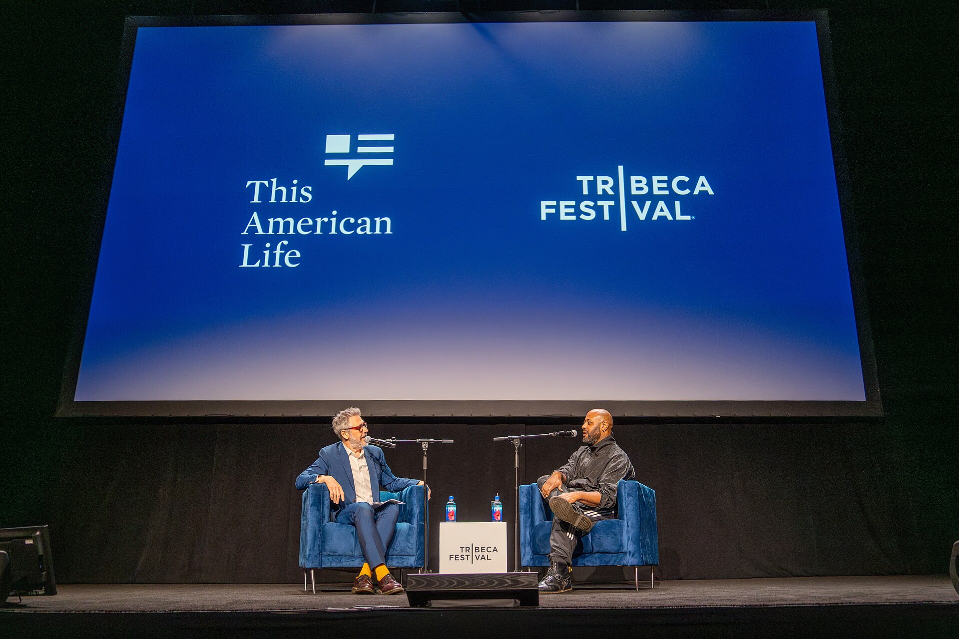 Ira Glass and Ira Madison III at the 2025 Tribeca Festival