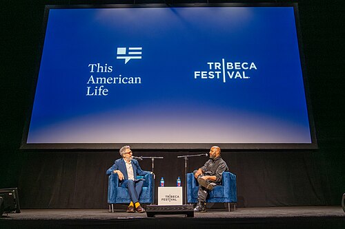 Ira Glass and Ira Madison III at the 2025 Tribeca Festival