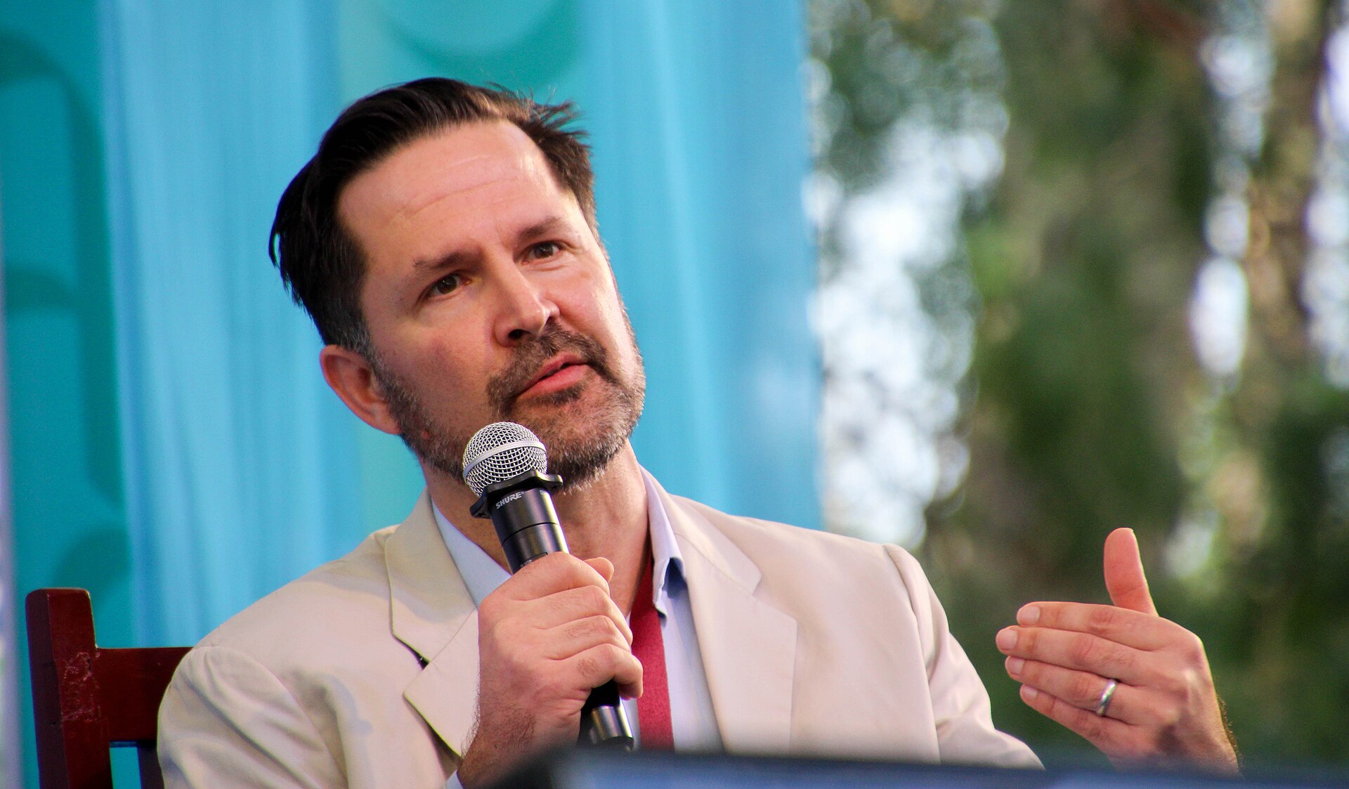 Thomas J. Bollyky, writer and inaugural Bloomberg Chair in Global Health at the Council on Foreign Relations, at the 2025 Jaipur Literature Festival in Jaipur, India.