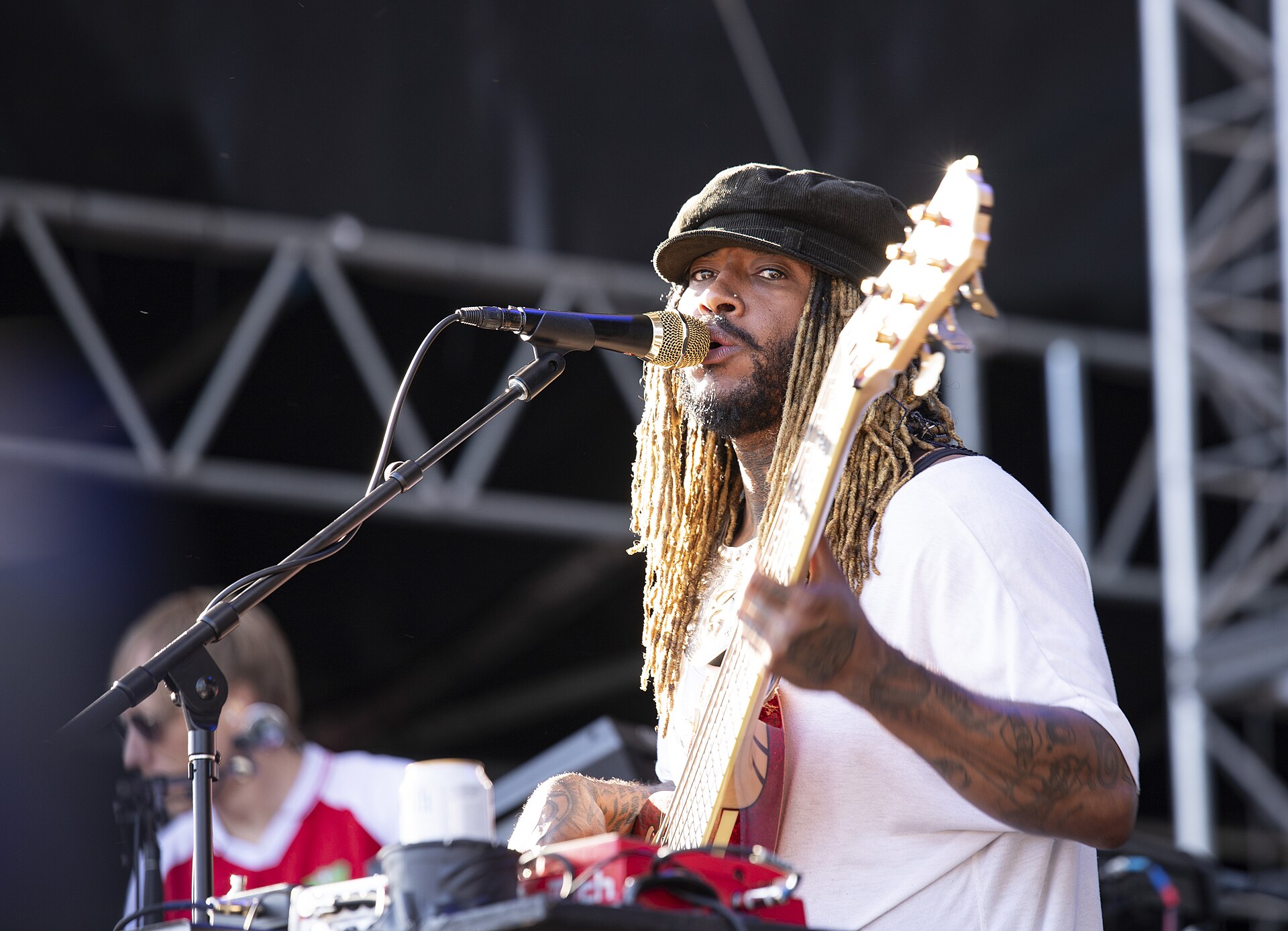 Thundercat at the 2025 Levitate Music and Arts Festival in Massachusetts.