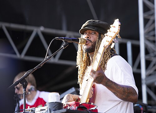 Thundercat at the 2025 Levitate Music and Arts Festival in Massachusetts.
