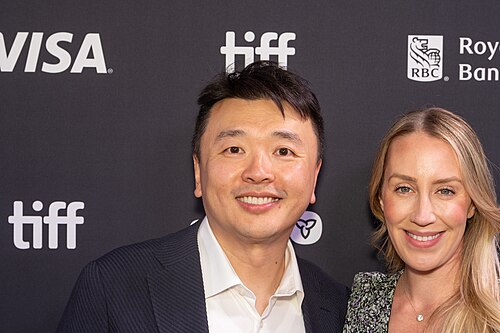 Tim Lee, producer, at the 2025 Toronto International Film Festival (TIFF) for the movie Adulthood.