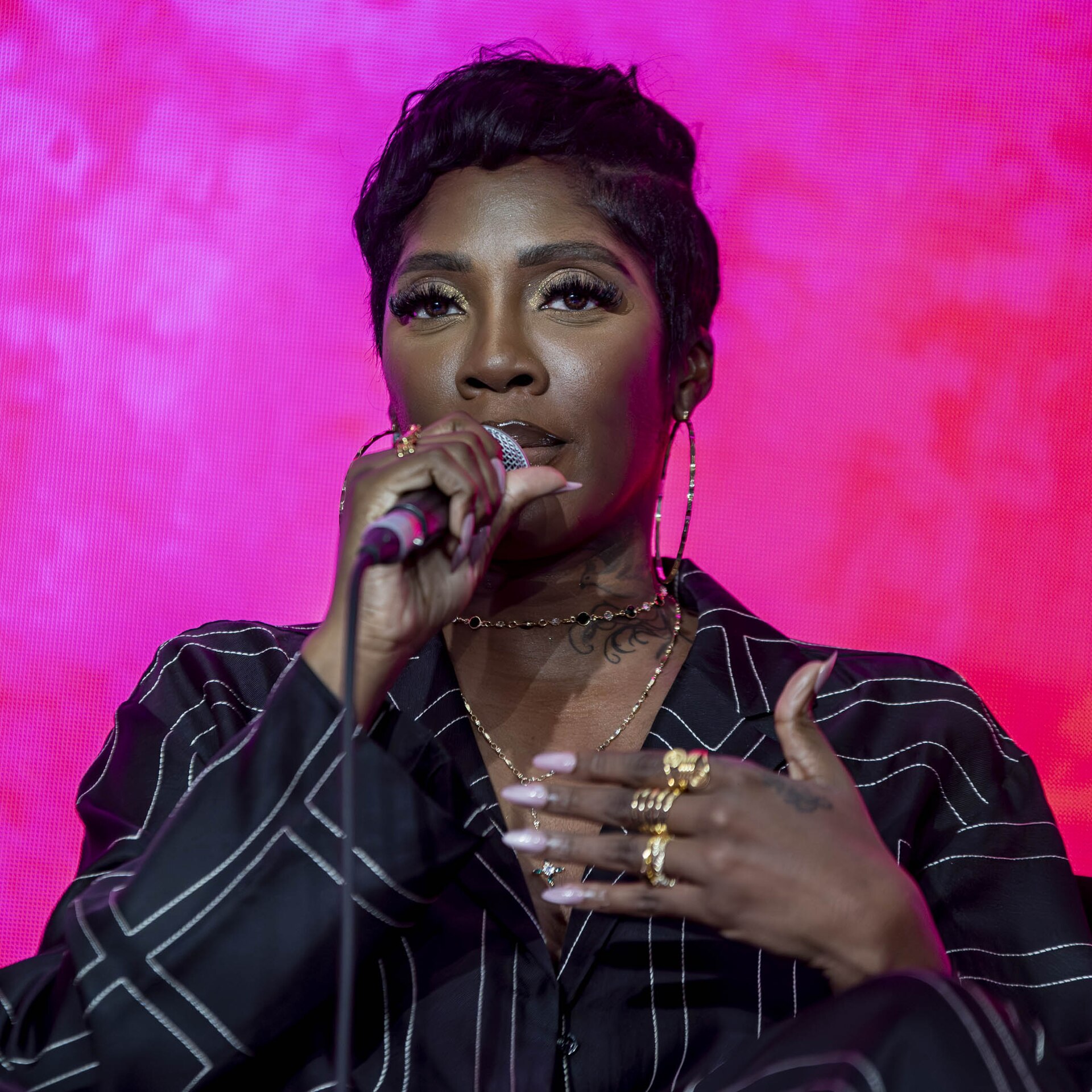 Tiwa Savage, Singer / songwriter, at the SXSW London festival hosted in London, England during June 2025.