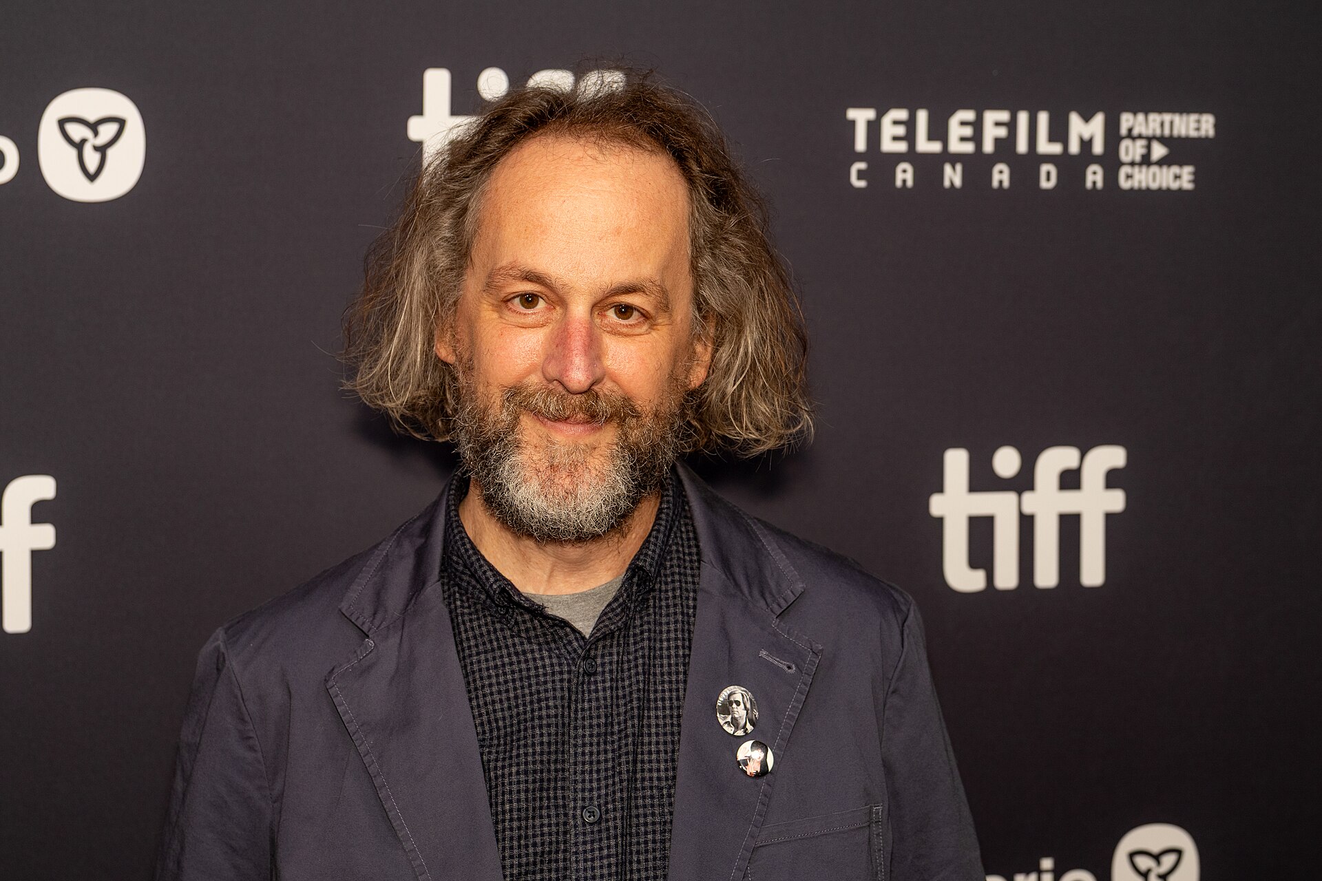 Todd Rohal, director, writer, producer, at the 2025 Toronto International Film Festival (TIFF) for the movie Fuck My Son!.