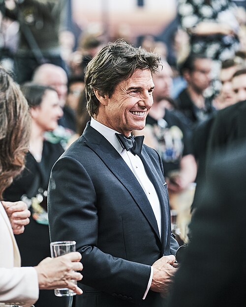 Tom Cruise attends the Top Gun: Maverick premiere in London on May 19, 2022