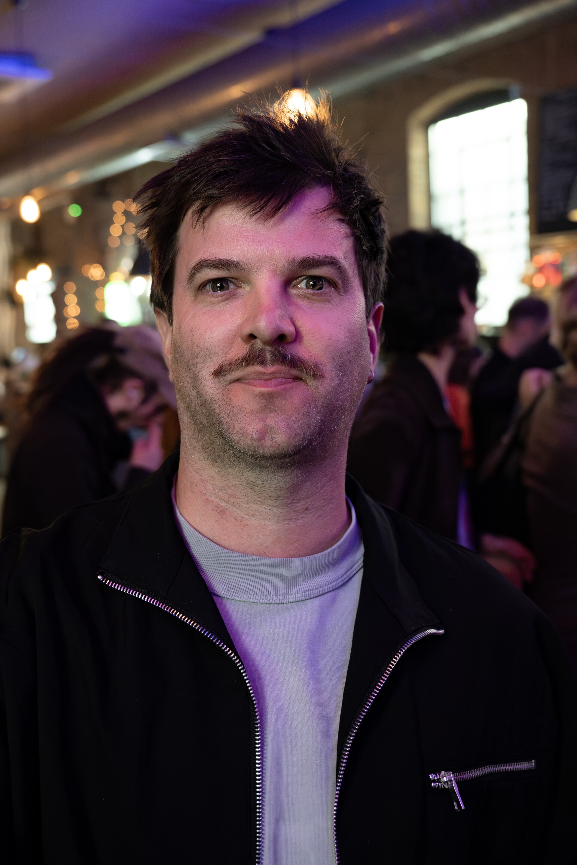 Tom Ravenscroft, British radio presenter, at the 2025 SXSW London festival in London, England.