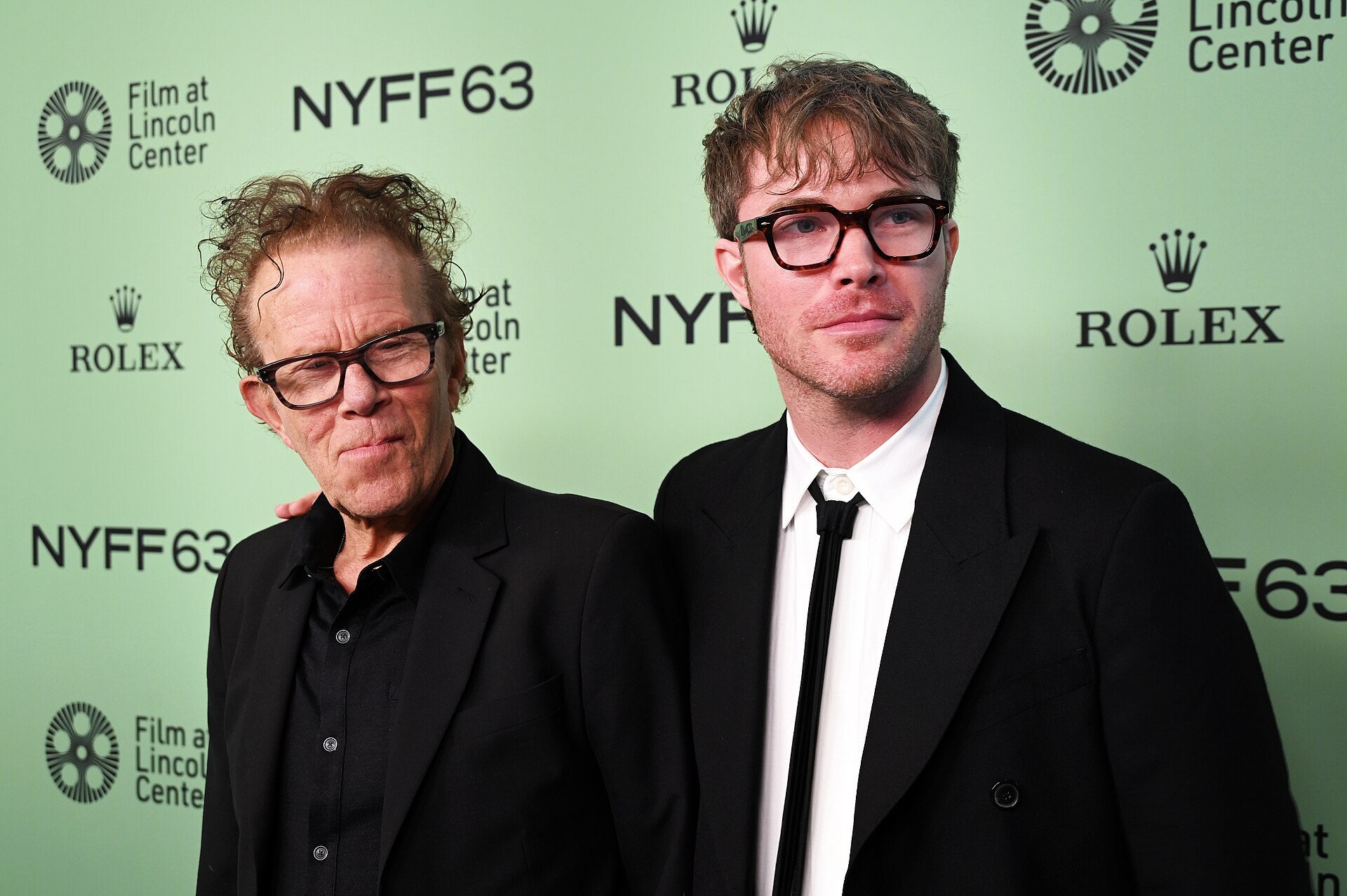 Tom Waits and son Sullivan Waits at the 63rd annual New York Film Festival for the film "Father Mother Sister Brother"