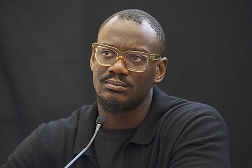 Tomiwa Aladekomo, the CEO of Big Cabal Media, speaking at the International Journalism Festival 2024 In Perugia, Italy as part of a panel called “Decolonizing Journalism—Africa: exploring new news (why news doesn’t have to be bad).”