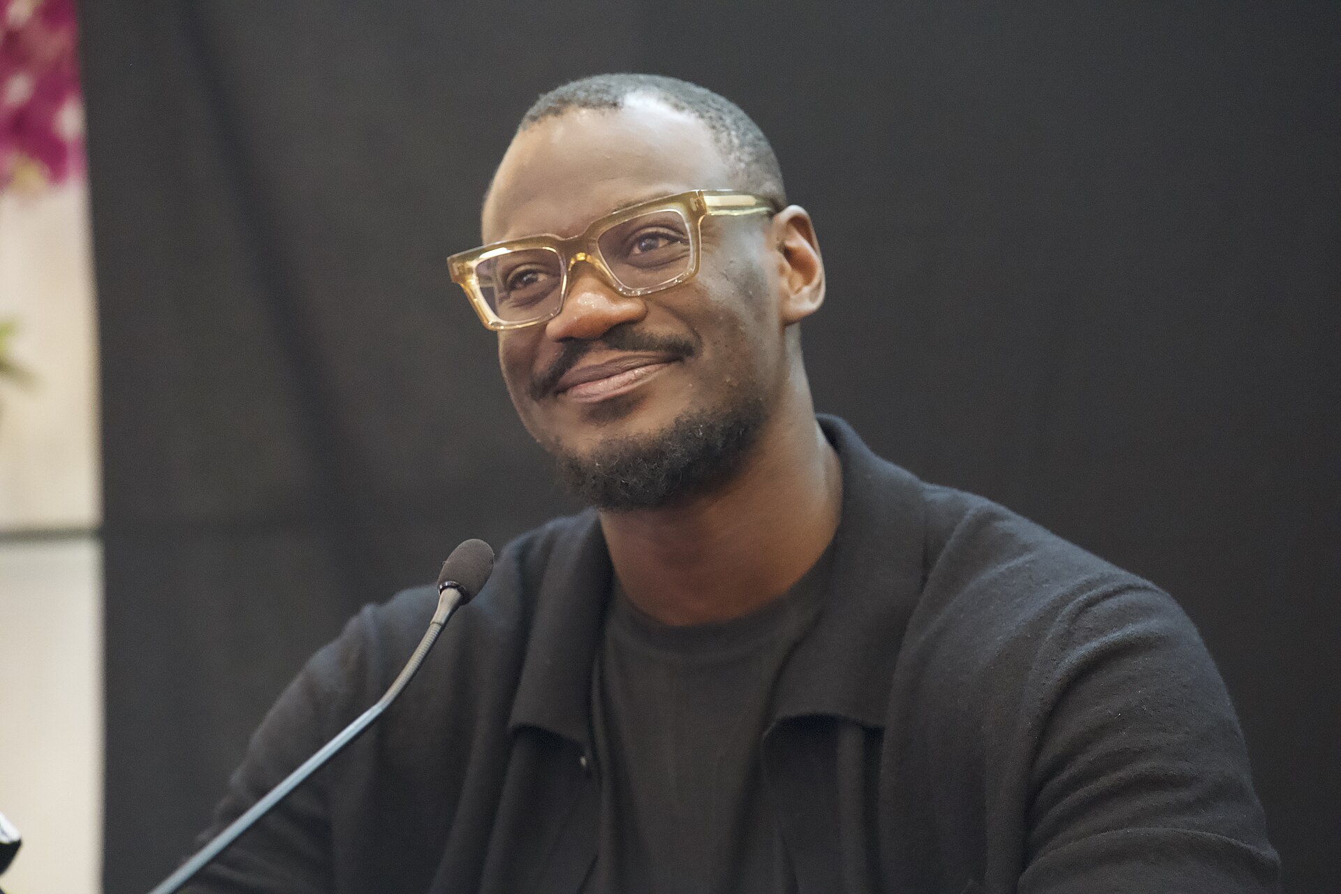 Tomiwa Aladekomo, the CEO of Big Cabal Media, speaking at the International Journalism Festival 2024 In Perugia, Italy as part of a panel called “Decolonizing Journalism—Africa: exploring new news (why news doesn’t have to be bad).”