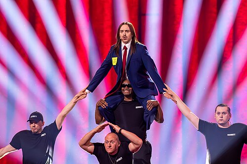 Tommy Cash, Eurovision 2025 1st semi final live show