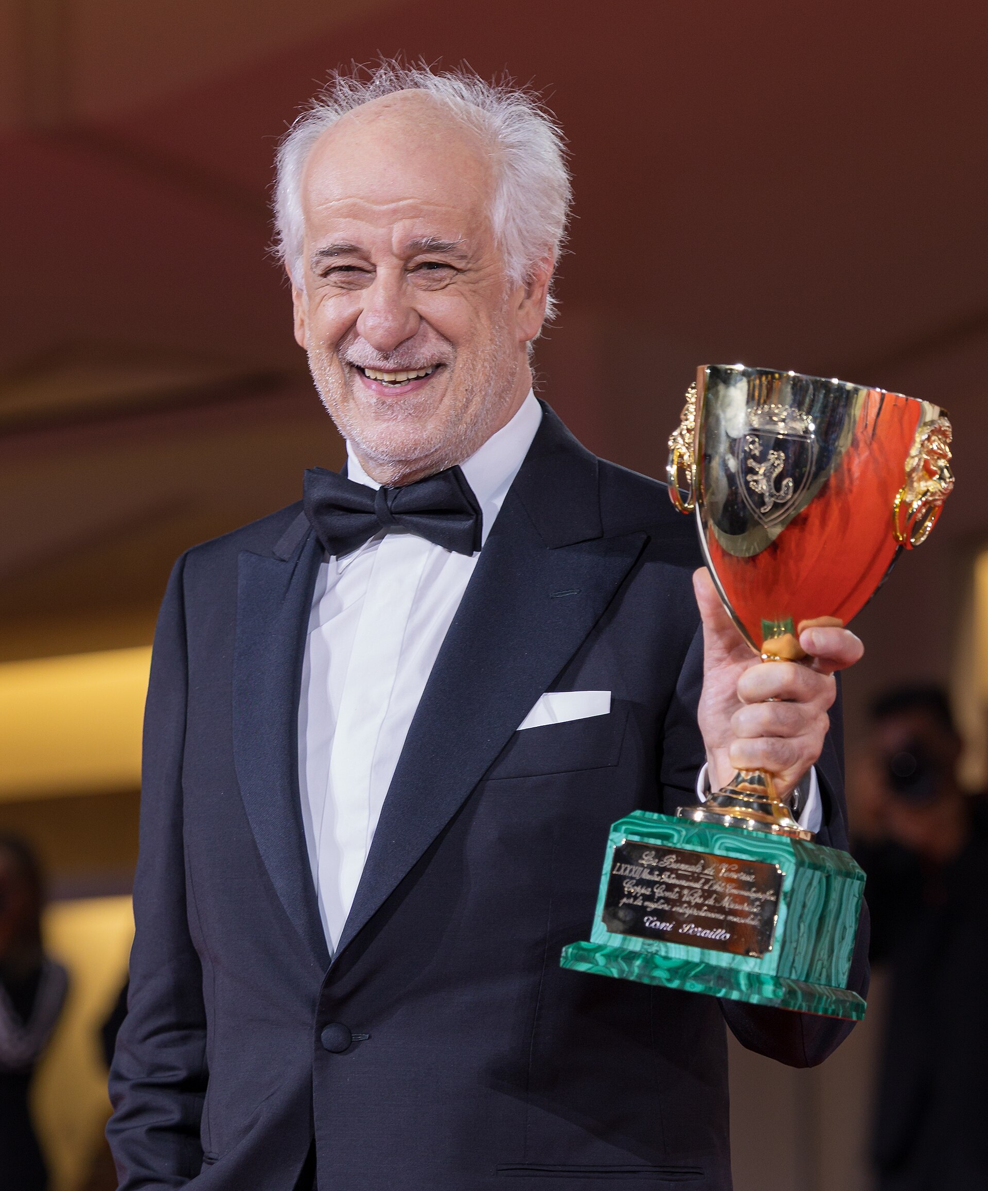 Toni Servillo, actor and theatrical director, at 82nd Venice International Film Festival in Venice, Italy for the film La Grazia.