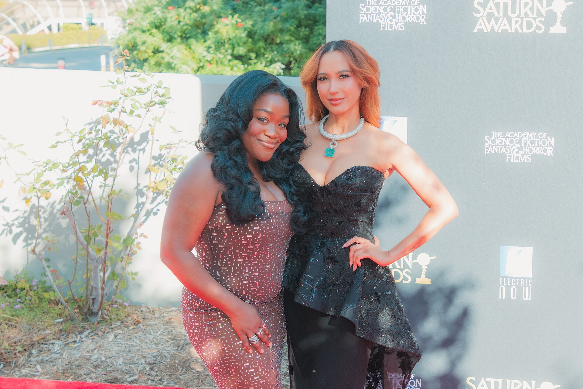 Tori Danner & Andy Allo at the 53rd Saturn Awards