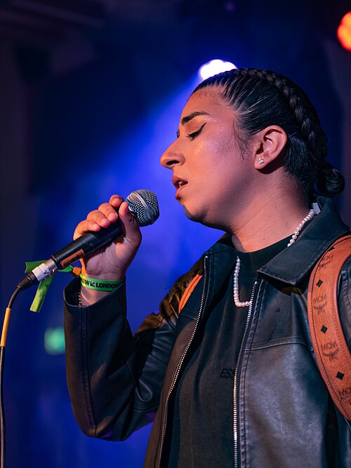 Trisha Tak, singer from Leicester, UK, at the 2025 SXSW London festival in London, England.