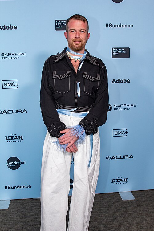 Tristan Scott-Behrends, producer, at the 2025 Sundance Film Festival for the movie Bunnylovr.