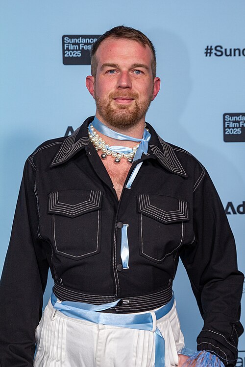 Tristan Scott-Behrends, producer, at the 2025 Sundance Film Festival for the movie Bunnylovr.