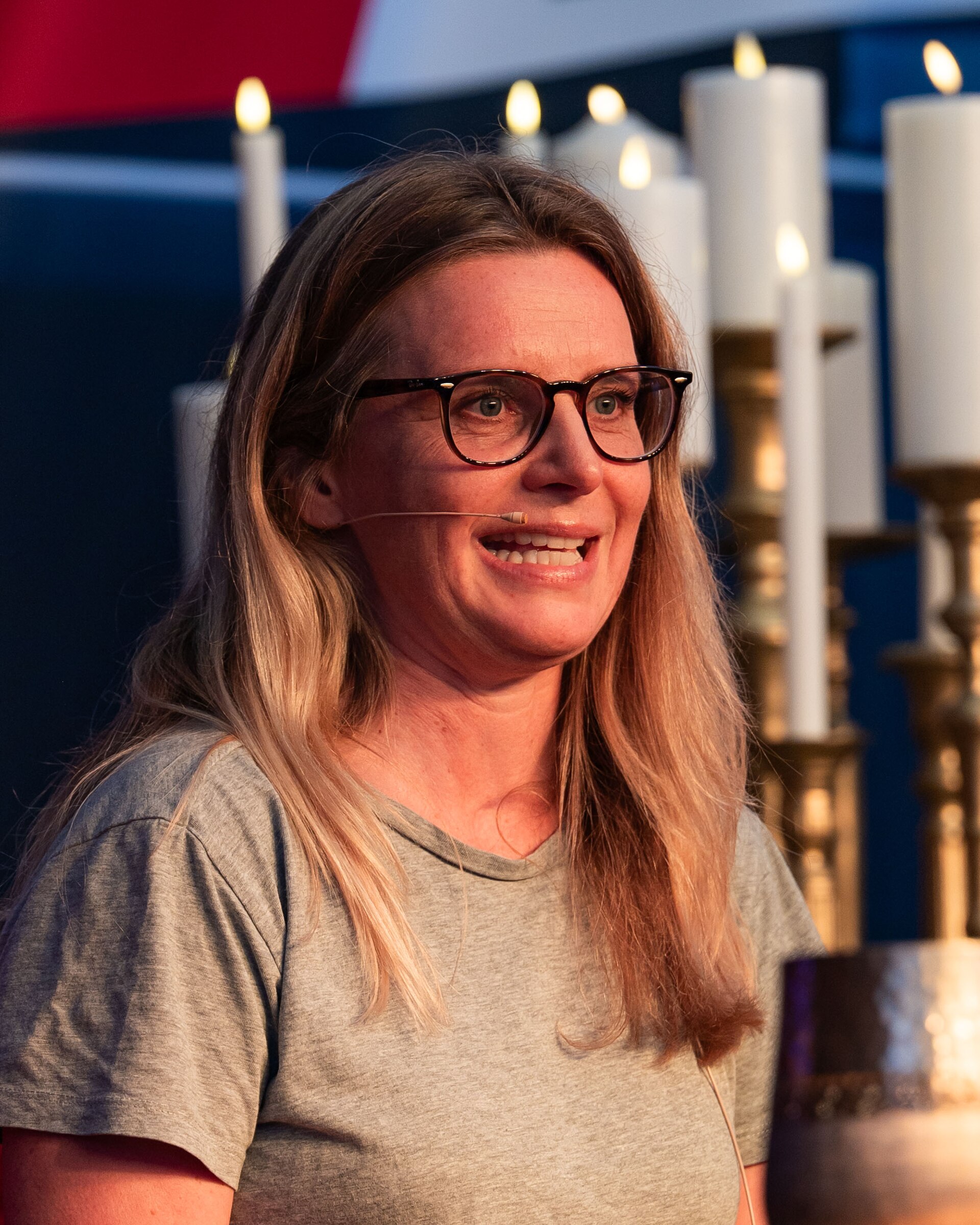 Trude Lorentzen at the True Crime festival in Arendal, Norway, 2025