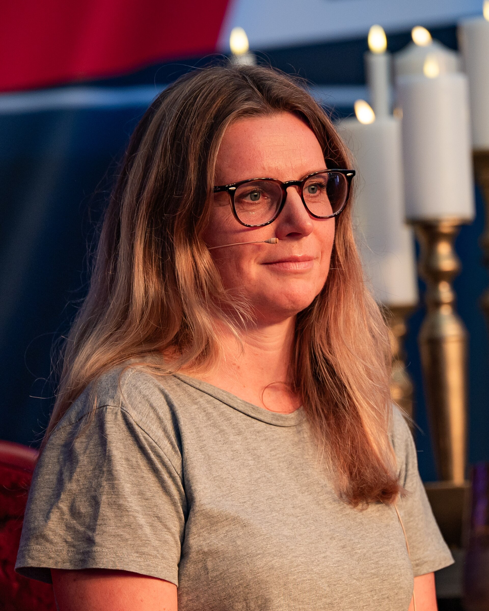 Trude Lorentzen at the True Crime festival in Arendal, Norway, 2025