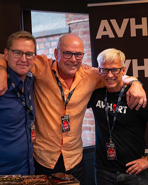 Øystein Milli, Per Asle Rustad, and Stein Morten Lier at the True Crime Festival in Arendal, Norway, 2025
