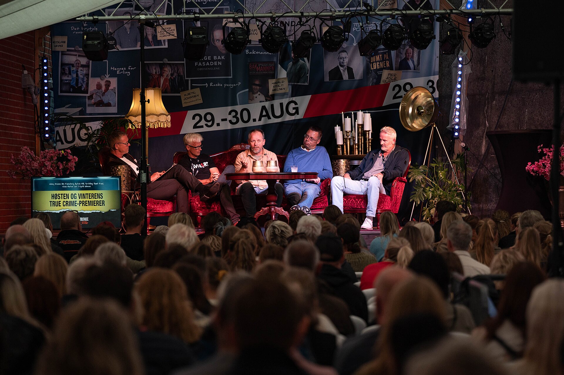 From the True Crime festival in Arendal, Norway, 2025