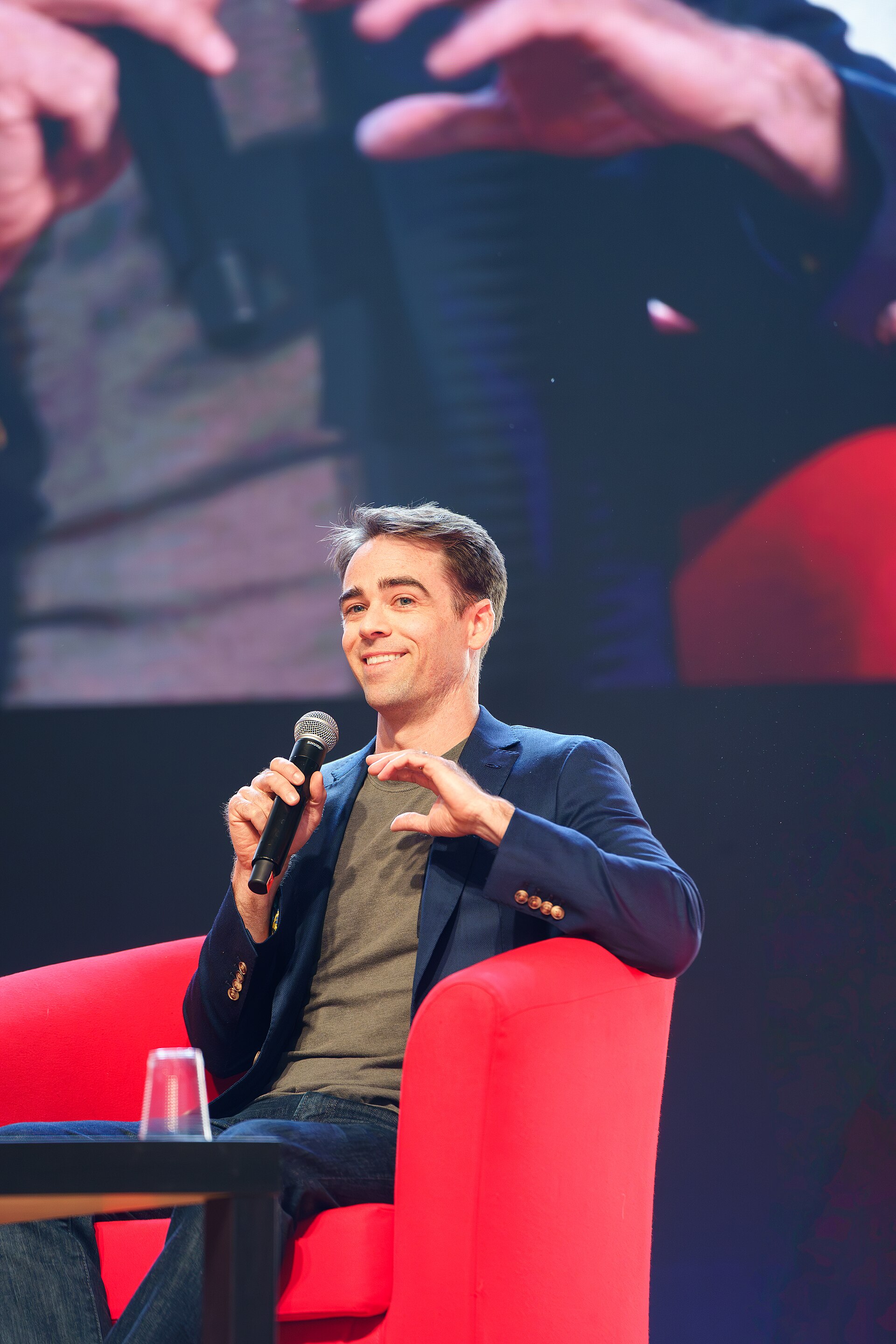 Tyler Shultz, whistleblower Theranos, speaking at the International Journalism Festival 2024 in Perugia, Italy on a panel called How to prepare for the AI whistleblowers?.