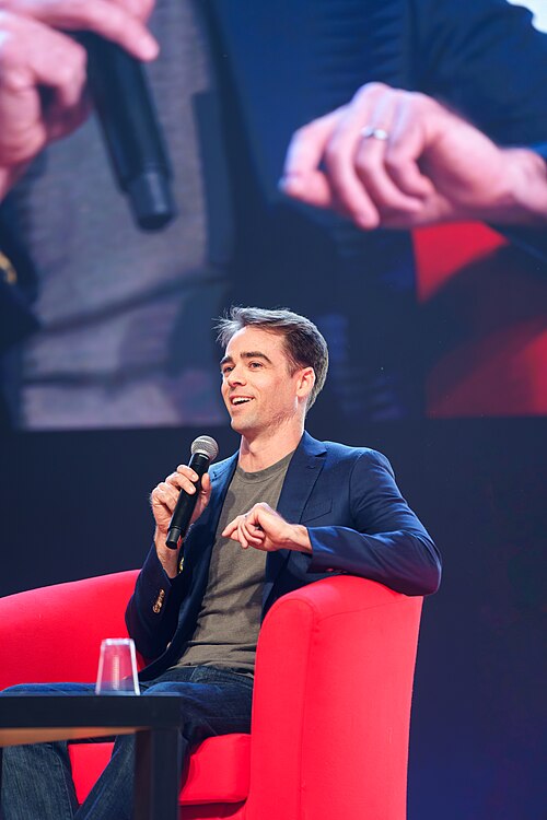 Tyler Shultz, whistleblower Theranos, speaking at the International Journalism Festival 2024 in Perugia, Italy on a panel called How to prepare for the AI whistleblowers?.